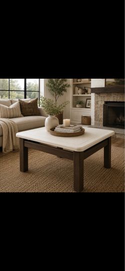 HAND-RESTORED SOLID WOOD COFFEE TABLE
