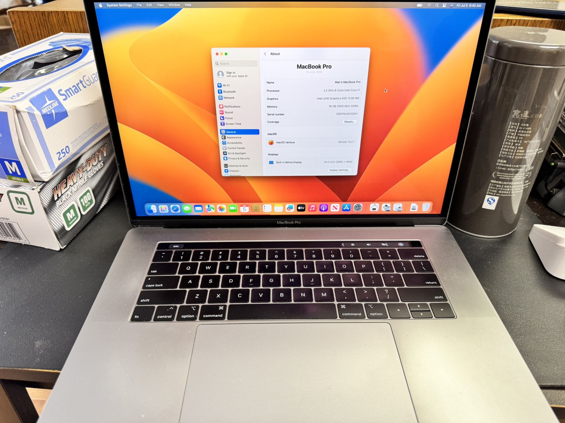 Macbook Pro 2018 15inch