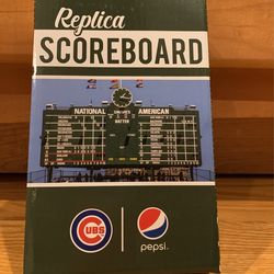 Chicago Cubs Replica Scoreboard 