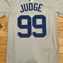 Judge Grey White New York Yankees Jersey
