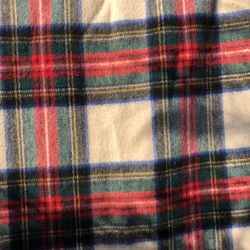 Vintage All Wool Burns Country Throw/small Blanket. Made In Scotland.