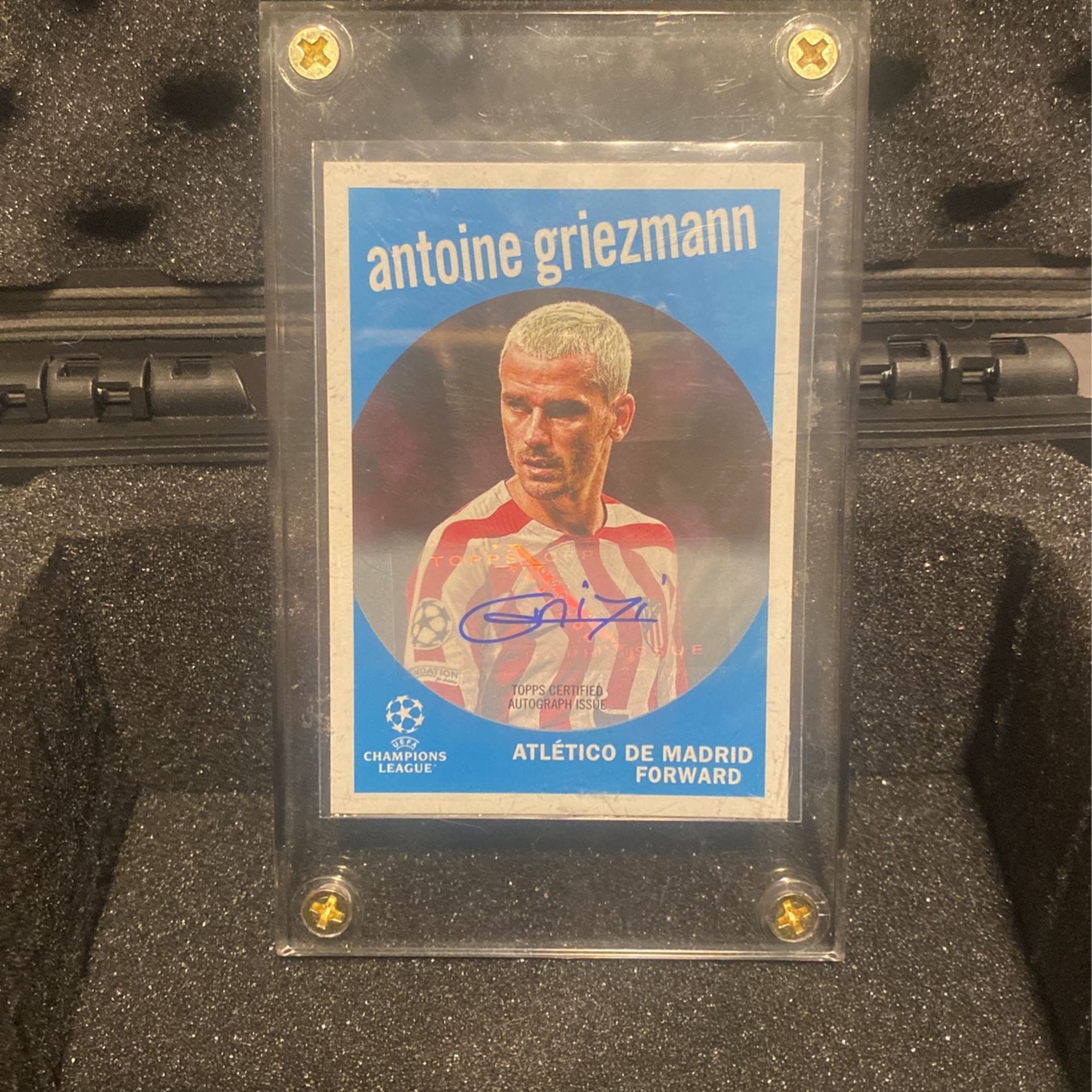 Authentic Signed,  Antoine Griezmann card