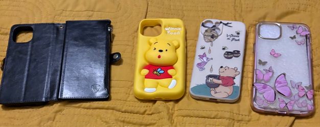 Winnie the Pooh iPhone 13 cases + iPhone 14 Plus case