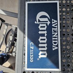 Corona Metal Sign 