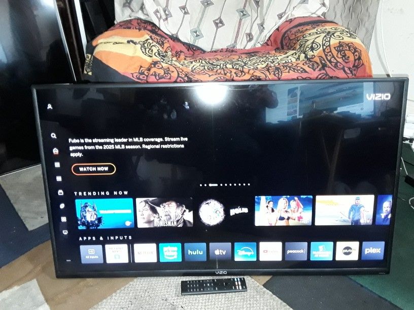 VIZIO 40 Inch Class D-Series LED Full HD SmartCast TV D40F-G9 With Mounted Wall Remote Control Included