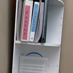 Scrapbook Shelving Corner Unit 3 Tier