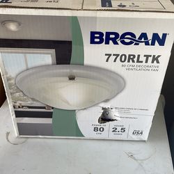 Bathroom light /fan combo