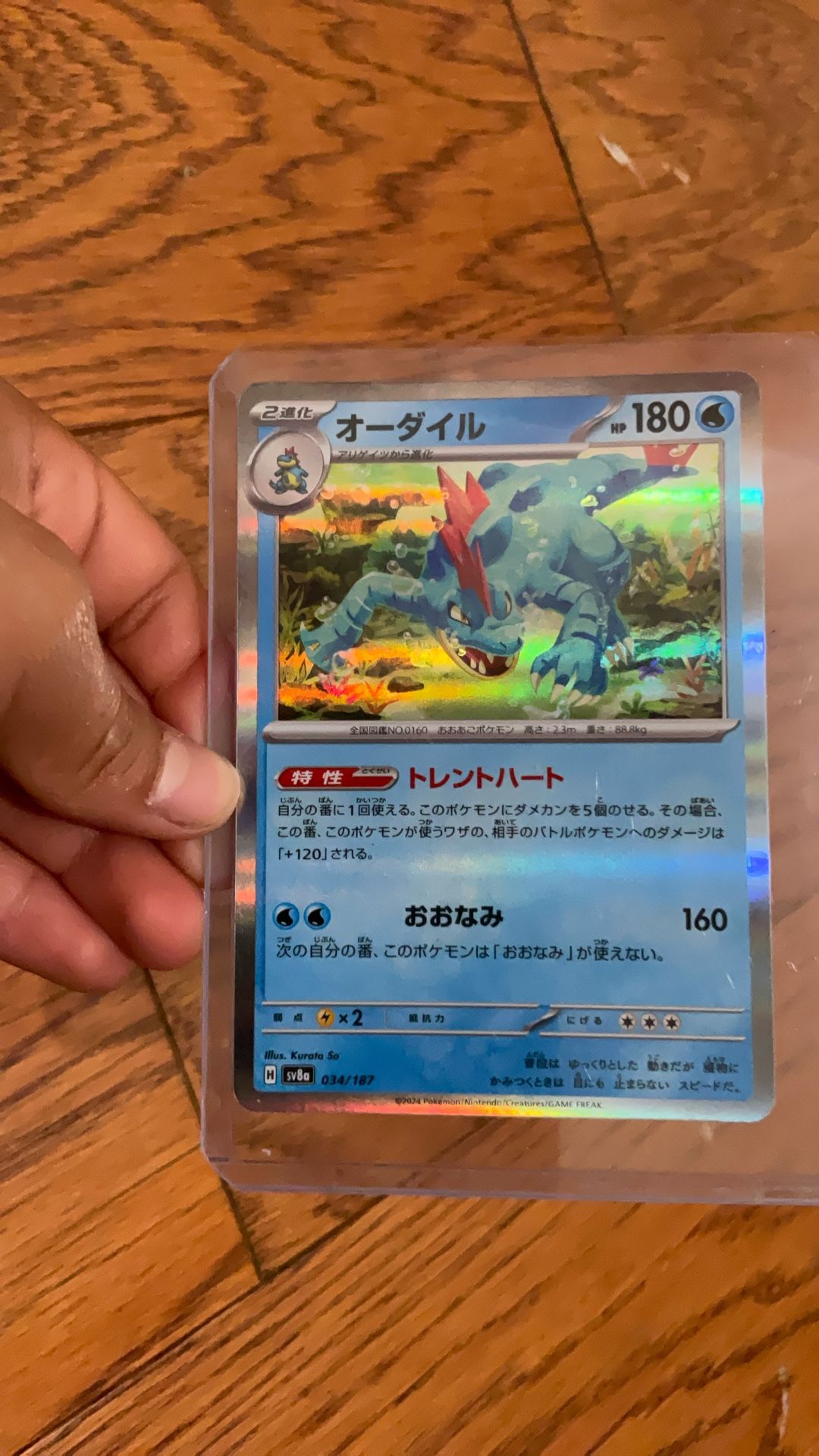 Japenese Holo Pokemon Card