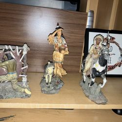 Native American Statue Lot