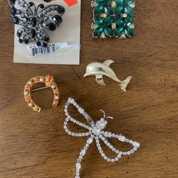 Costume jewelry pins