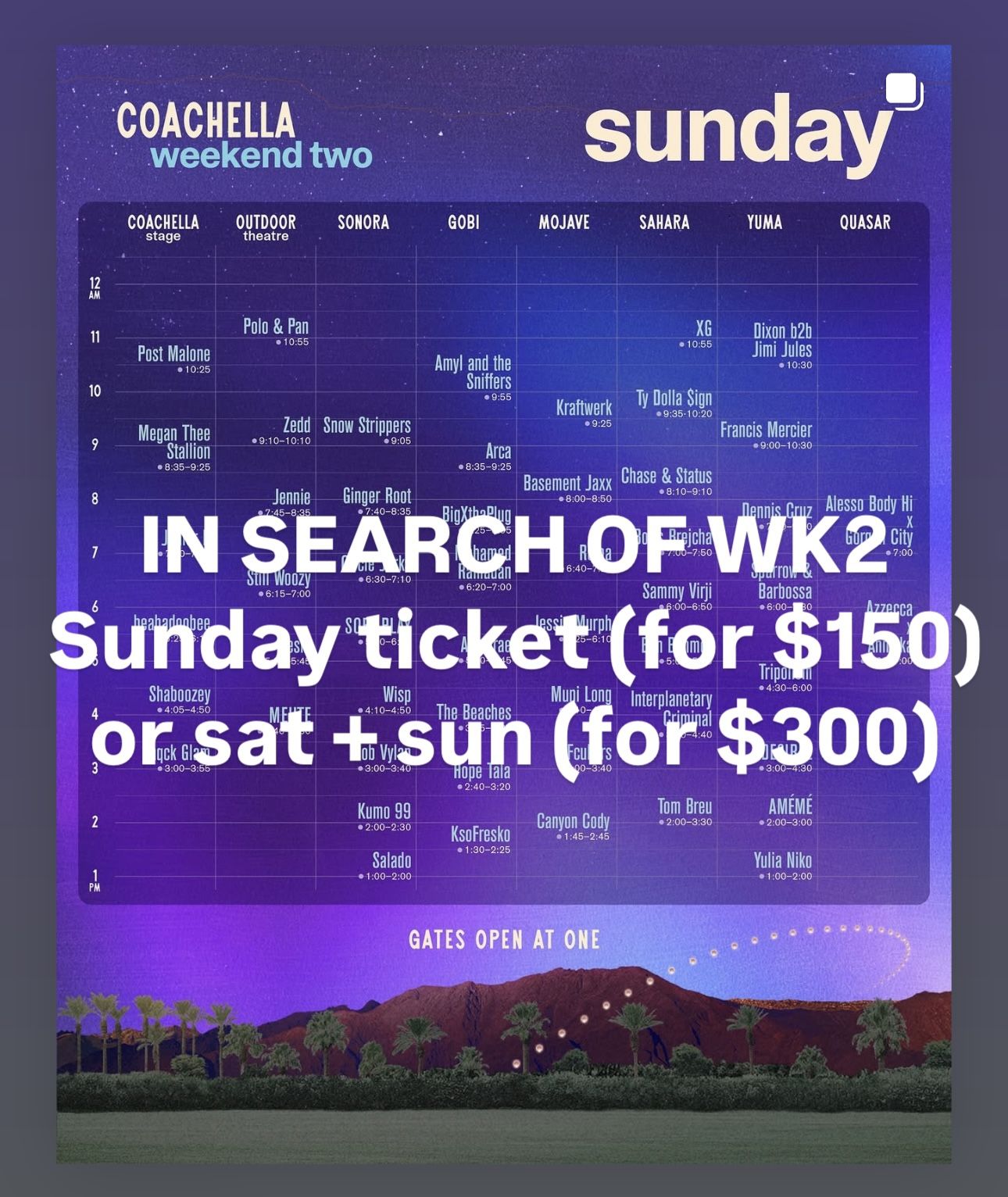 Looking For Sunday Wristband Wk 2