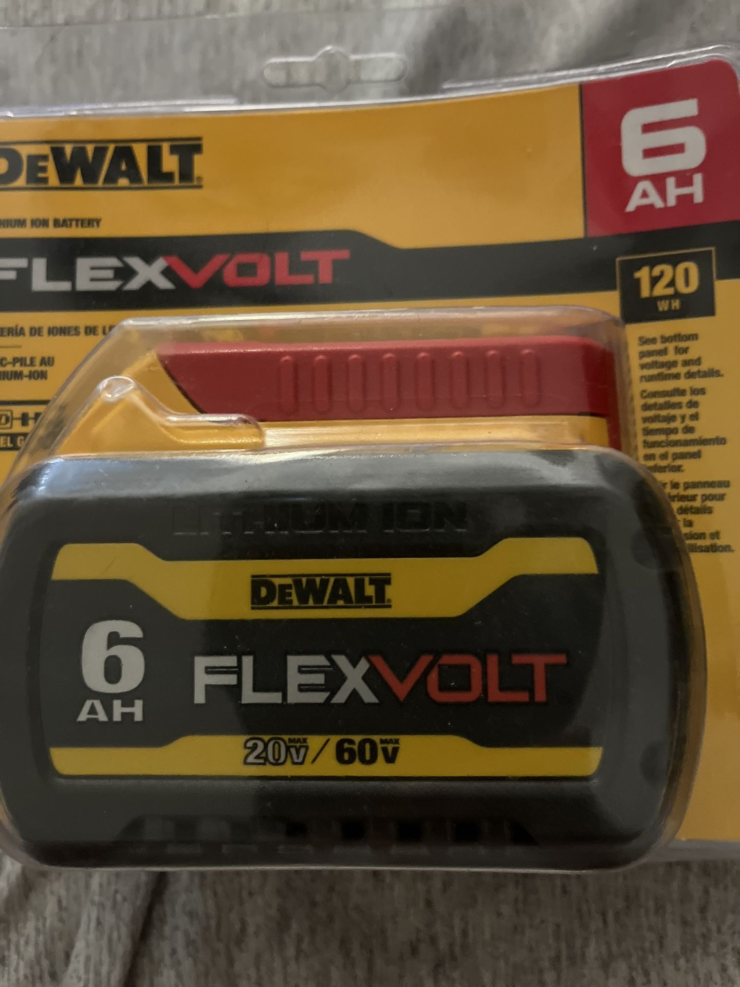 Dewalt 6ah Flex Volt