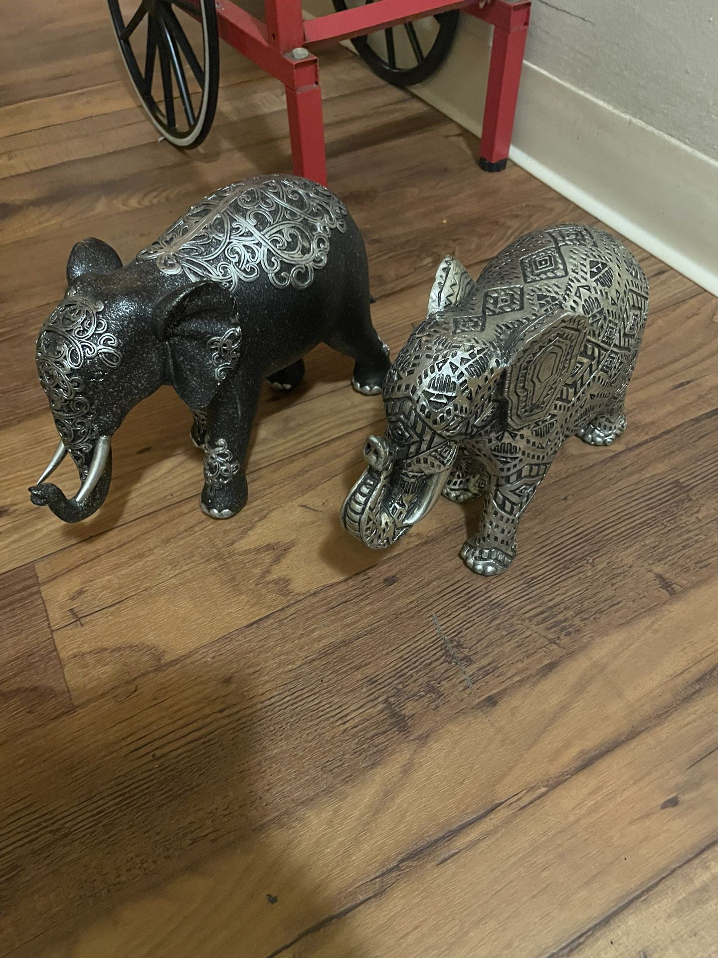 Elephants Statues Set Of 2