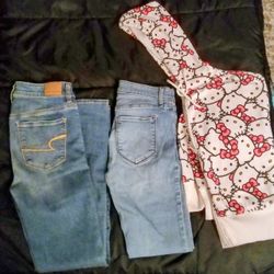American Eagle, Abercrombie,Hello Kitty 