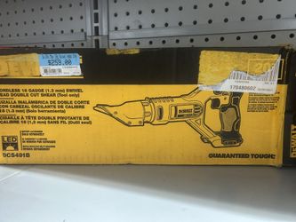 DEWALT DCS491B 18 GAUGE SWIVEL METAL SHEARS BARE TOOL