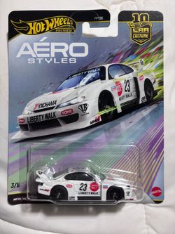 Hot Wheels Aero Styles Liberty Walk Nissan Silvia