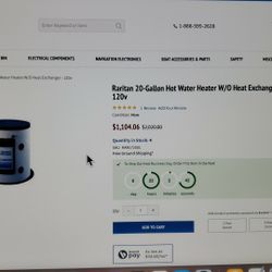 Boat or RV 120  water heater