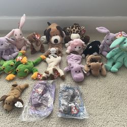 Beanie Babies, Teenie Beanies, and Puffies