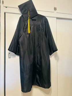 Cap and gown. 🧑‍🎓