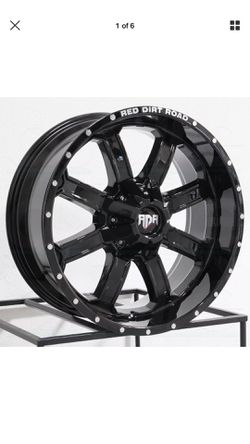17x9 RDR RD01 RD1 5x5/5x5.5/5x139.7 -12 Gloss Black Wheels Rims Set(4)