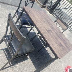 Kitchen Table With 3 Chairs. Make Offer