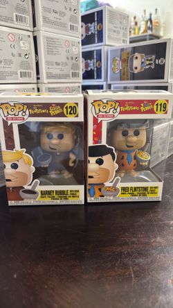 Barney rubble & Fred flintstone pebbles bundle