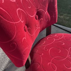 Red chairs