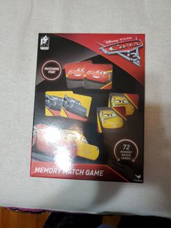 Disney Cars  Memory  Match  Game