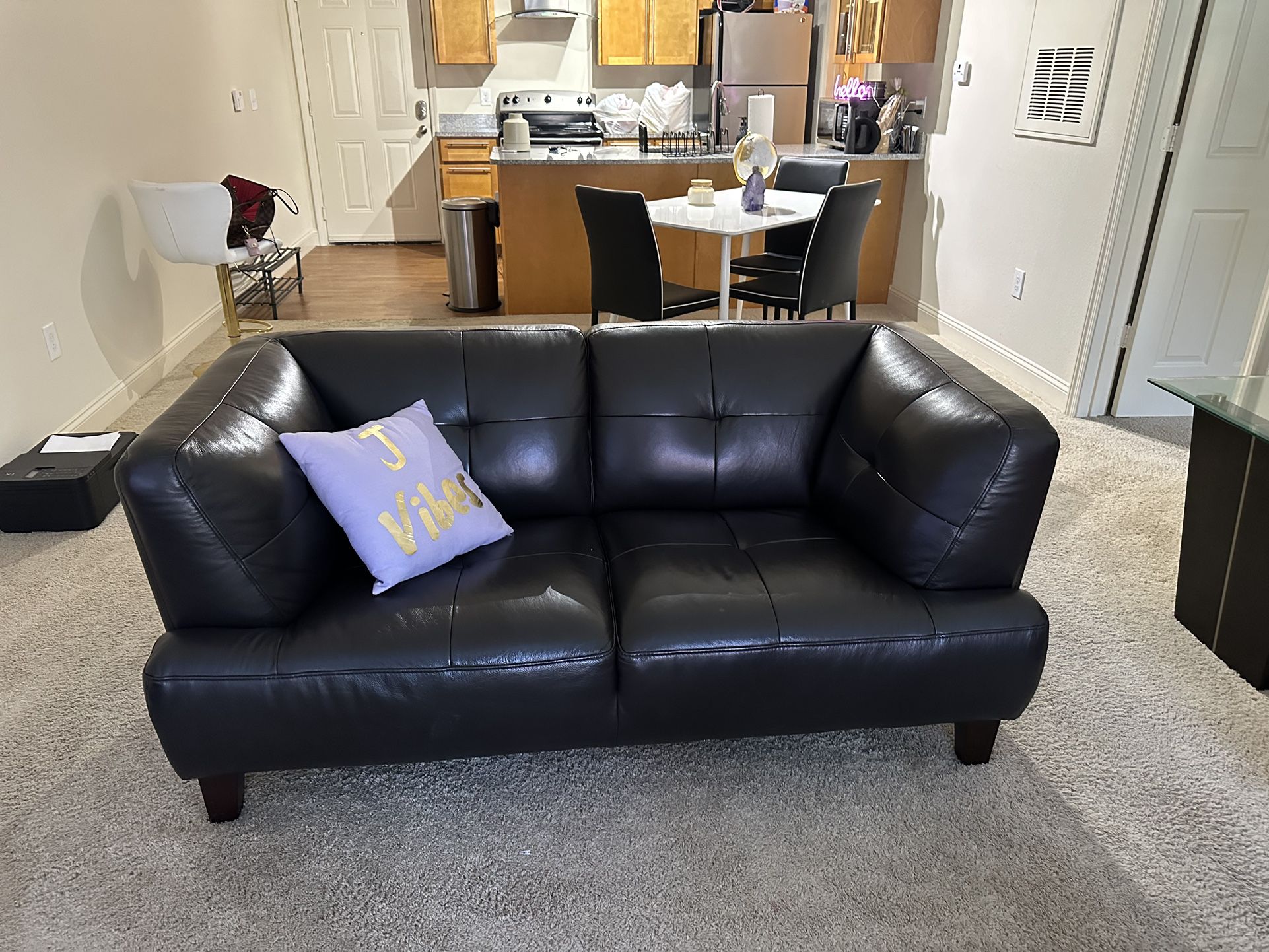 Black Sofa For Sale (available Nov 6) 