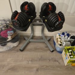 Bowflex Dumbbells.