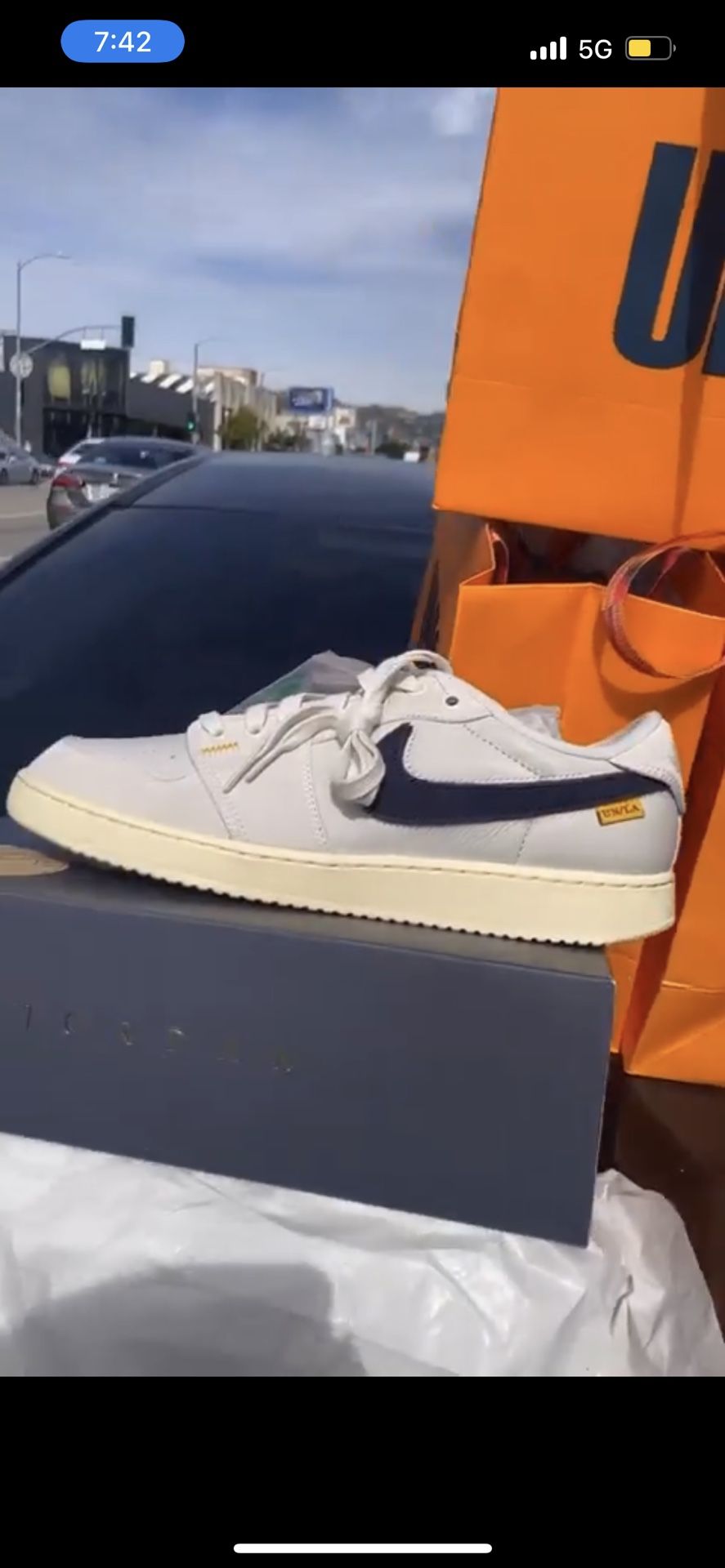 Union Air Jordan Low Blue Sail