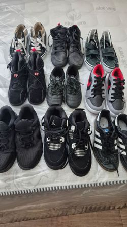 9 pairs of youth shoes