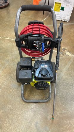 Ryobi 212 cc pressure washer with wand and hose