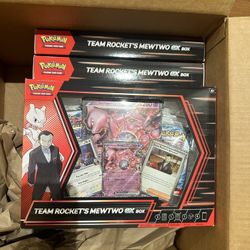 Pokemon Team Rocket’s Mewtwo Ex Box