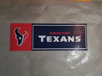 Houston Texans Bumper Sticker 