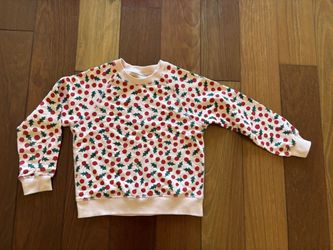 Hanna Andersson BKB Holiday Printed Crewneck - Size 8