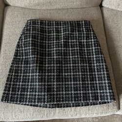 Loft Shimmer Tweed Mini Skirt 