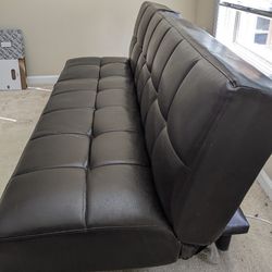 Leather Futon Sofa 