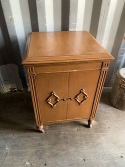 Antique liquor cabinet