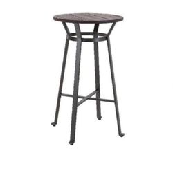 Bar Pub Table W/ Wood Top 24" 