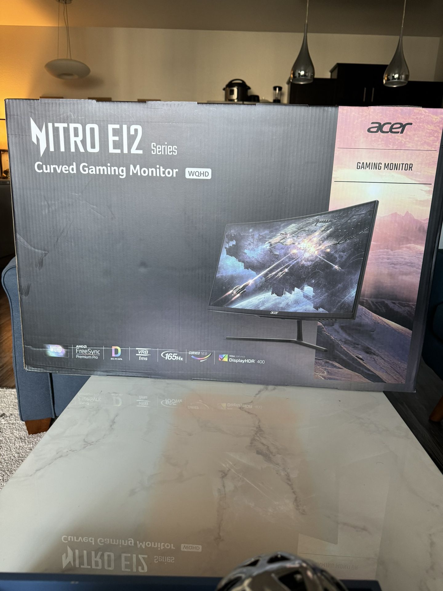 Gaming Monitor Acer Nitro E12 31.5” Wqhd 2560x1440
