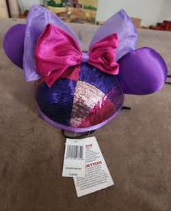 Disney Minnie Mouse Sequin Ear Hat