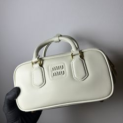 Miu Miu White Bag  Excellent Condition Authentic 