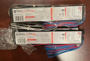 GE Fluorescent Ballast  Buy 2 , Each Only 