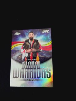 Ilia Topuria Global Warriors Refractor GW-21