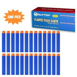 Refill Bullet Darts, Compatible Foam Darts Refill Pack for Nerf N-Strike Elite Series Blasters Toy Gun