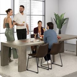 Transformer Dinning Table With Bench And Coffee Table