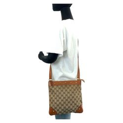 Authentic Gucci GG Monogram Supreme Studded Messenger Crossbody Bag