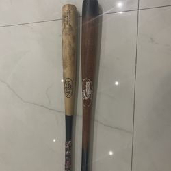 Wood Bats:Lousville Genuine Yourh maple & keep on swinging wood bat