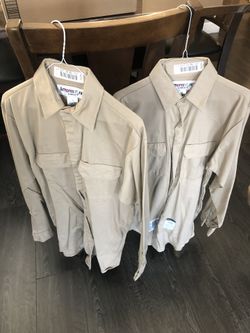 Armorex Long Sleeve Khaki Work Shirt BARELY USED